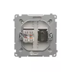 Simon Basic WMUH-01xxx1-J011 Gniazdo HDMI + RJ45 kat.6. (moduł); stal inox
