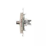 Simon 54 WMDA-050xxx-041 Gniazdo antenowe typu "F" podwójne (moduł). Do instalacji indywidualnych; kremowy