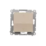 Simon 54 WMDL-042xx4-041 Łącznik roletowy trójpozycyjny 1-0-2 (moduł); kremowy