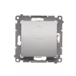 Simon 54 WMDL-042xx4-043 Łącznik roletowy trójpozycyjny 1-0-2 (moduł); srebrny mat