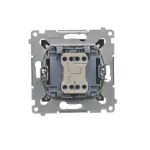 Simon 54 WMDL-042xx4-046 Łącznik roletowy trójpozycyjny 1-0-2 (moduł); brąz mat