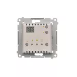 Simon 54 WMDR-141xx1-011 Regulator temperatury z wyświetlaczem z czujnikiem wewnętrznym (moduł) 16(2) A, 230V~; biały