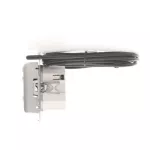 Simon 54 WMDR-14xxx1-043 Regulator temperatury z wyświetlaczem z czujnikiem zewnętrznym (moduł) 16(2) A, 230V~; srebrny mat W komplecie czujnik zewnętrzny (sonda)