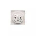 Simon 54 WMDW-P0111x-011AB Pokrywa gniazda pojedynczego z przesłonami; antybakteryjny biały