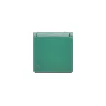 Simon 54 WMDW-P0121x-033AB Pokrywa gniazda do wersji IP44 z przesłonami; antybakteryjny zielony Wymagana uszczelka IP44 do ramki