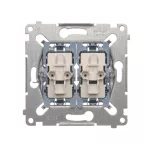 Simon 54 WMDL-0702xx-0xx Łącznik krzyżowy podwójny (mechanizm) 10AX, 250V~, szybkozłącza