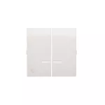 Simon 54 WMDL-K9x21x-011AB Klawisze z oczkiem do mechanizmów: SW6/2XLM, SW7/2XM, SW6P1M; antybakteryjny biały