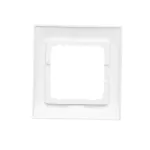 Simon 54 Premium WMDZ-0110xK-011AB Ramka 1-krotna PREMIUM do puszek karton-gips IP20 / IP44; antybakteryjny biały