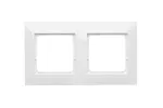 Simon 54 Premium WMDZ-0120xx-011AB Ramka 2-krotna PREMIUM IP20 / IP44; antybakteryjny biały