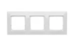 Simon 54 Premium WMDZ-0130xx-011AB Ramka 3-krotna PREMIUM IP20 / IP44; antybakteryjny biały