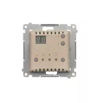 Simon 54 WMDR-141xx1-041 Regulator temperatury z wyświetlaczem z czujnikiem wewnętrznym (moduł) 16(2) A, 230V~; kremowy