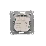 Simon 54 WMDR-141xx1-046 Regulator temperatury z wyświetlaczem z czujnikiem wewnętrznym (moduł) 16(2) A, 230V~; brąz mat