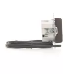 Simon 54 WMDR-14xxx1-046 Regulator temperatury z wyświetlaczem z czujnikiem zewnętrznym (moduł) 16(2) A, 230V~; brąz mat W komplecie czujnik zewnętrzny (sonda)