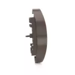 Simon 54 WMDW-P0131N-046 Pokrywa gniazda podwójnego z przesłonami do ramek NATURE; brąz mat