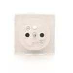 Simon 54 WMDW-P0111x-011 Pokrywa gniazda pojedynczego z przesłonami; biały