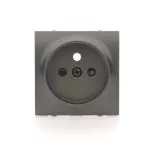 Simon 54 WMDW-P0111x-048 Pokrywa gniazda pojedynczego z przesłonami; antracyt