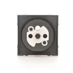 Simon 54 WMDW-P0111x-048 Pokrywa gniazda pojedynczego z przesłonami; antracyt