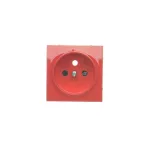 Simon 54 WMDW-P0111x-022 Pokrywa gniazda pojedynczego z przesłonami; czerwona