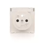 Simon 54 WMDW-P3121x-011 Pokrywa gniazda do wersji IP44 z przesłonami, klapka transparentna; biały Wymagana uszczelka IP44 do ramki