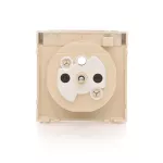 Simon 54 WMDW-P3121x-041 Pokrywa gniazda do wersji IP44 z przesłonami, klapka transparentna; kremowy Wymagana uszczelka IP44 do ramki