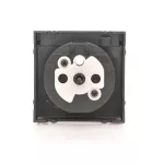 Simon 54 WMDW-P3121x-046 Pokrywa gniazda do wersji IP44 z przesłonami, klapka transparentna; brąz mat Wymagana uszczelka IP44 do ramki