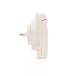 Simon 54 WMDW-P0121x-011 Pokrywa gniazda do wersji IP44 z przesłonami; klapka biała Wymagana uszczelka IP44 do ramki