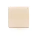 Simon 54 WMDW-P0121x-041 Pokrywa gniazda do wersji IP44 z przesłonami; klapka kremowa Wymagana uszczelka IP44 do ramki