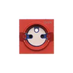 Simon 55 WMDW-TGD1ZP-122 Pokrywa gniazda wtyczkowego pojedynczego z kluczem DATA do: SGZ1CM/ SGZ1M; Czerwony