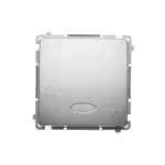 Simon Basic WMUL-081x3x-H011 Przycisk światło z podświetleniem LED na 24V (moduł) 10AX, 24V~, szybkozłącza; satynowy