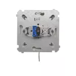 Simon Basic WMUL-0K01xx-H011 Łącznik jednobiegunowy z kluczem, 2 pozycyjny, „0-I” styk N/O. Możliwość wyjęcia klucza w każdej pozycji; satynowy