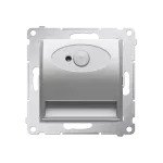 Simon 54 WMDO-SCxxx1-043 Oprawa oświetleniowa LED z czujnikiem ruchu, 230 V AC, 1.4 W, białe ciepłe 3000K; srebrny mat