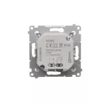 Simon 54 WMDO-SCxxx1-043 Oprawa oświetleniowa LED z czujnikiem ruchu, 230 V AC, 1.4 W, białe ciepłe 3000K; srebrny mat