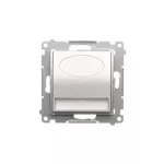 Simon 54 WMDO-Sx14x1-043 Oprawa oświetleniowa LED, 14 V DC, 0.42 W, białe ciepłe 3000K; srebrny mat !Wymagany zasilacz 14V