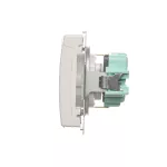 Simon Basic WMBW-50111x-1011 Gniazdo wtyczkowe Schuko do wersji IP44 z przesłonami (moduł) 16A, 250V~,zaciski śrubowe; biały