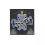 Simon 54 WMDW-00210Y-048 Gniazdo wtyczkowe z uziemieniem podwójne, z funkcją niezmienności faz, 16A, 250V~, zaciski śrubowe. Kompletne - nie do ramek; antracyt