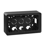 Simon 82 W8-200760-38X-XXXX Puszka natynkowa 2-krotna; grafit