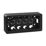 Simon 82 W8-200770-38X-XXXX Puszka natynkowa 3-krotna; grafit