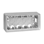 Simon 82 W8-200770-93X-XXXX Puszka natynkowa 3-krotna; aluminium