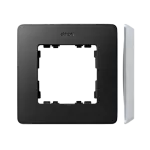 Simon 82 Detail W8-200610-238-xxxx Ramka 1-krotna, Detail ORIGINAL-premium, GRAFIT / podstawa Aluminiowa