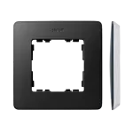 Simon 82 Detail W8-200610-038-xxxx Ramka 1-krotna, Detail ORIGINAL-air, GRAFIT / podstawa Biała