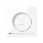 Simon 100 W100-10020126x-130 Panel 1-krotny: iO, gniazdo z uziemieniem; biały