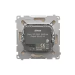 Simon Basic WB-MC2USBx-01-12Bx Ładowarka 2 x USB (moduł), 2.1 A, 5V DC, 230V; beż