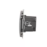 Simon Basic WB-MC2USBx-01-21Bx Ładowarka 2 x USB (moduł), 2.1 A, 5V DC, 230V; stal inox