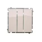 Simon Basic WMUL-020xx1-1011 Łącznik potrójny (moduł) 10AX, 250V~, szybkozłącza; biały