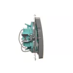 Simon Basic WMUL-020xx2-J011 Łącznik potrójny z podświetleniem LED (moduł) 10AX, 250V~, szybkozłącza; stal inox