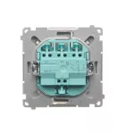 Simon Basic WMUL-020xx3-J011 Przycisk potrójny (moduł) 10AX, 250V~, szybkozłącza; stal inox