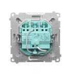 Simon Basic WMUL-020xx4-1011 Przycisk potrójny z podświetleniem LED (moduł) 10AX, 250V~, szybkozłącza; biały