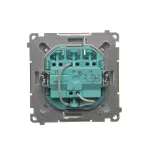 Simon Basic WMUL-020xx4-4011 Przycisk potrójny z podświetleniem LED (moduł) 10AX, 250V~, szybkozłącza; srebrny mat