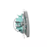 Simon Basic WMUL-020xx4-H011 Przycisk potrójny z podświetleniem LED (moduł) 10AX, 250V~, szybkozłącza; satynowy