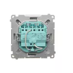 Simon Basic WMUL-020xx4-J011 Przycisk potrójny z podświetleniem LED (moduł) 10AX, 250V~, szybkozłącza; stal inox